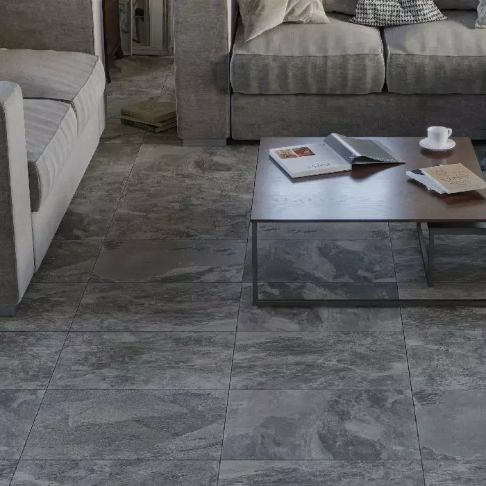 Alda Anthracite Stone Effect Porcelain Tiles, Amazing Sales & Special ...
