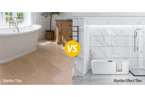 Marble vs Marble Effect Tiles: Key Differences