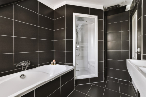 Why does white grout with black tiles look amazing?