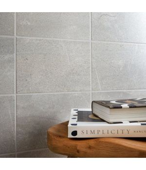 Classics Grey Slate Effect Satin Ceramic Wall Tiles