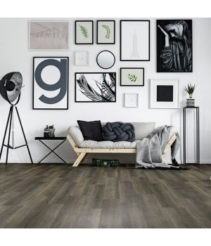 Stancliffe Cherokee Greyfoot Charcoal Black Wood Effect Vinyl Tiles
