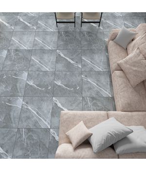 Megalith Grey Marble Effect Porcelain Tiles