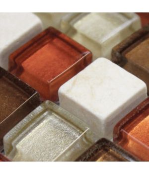 Accord Copper Bronze Glass Mosaics