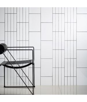 Classique 1 Way Scored Satin White Ceramic Wall Tiles