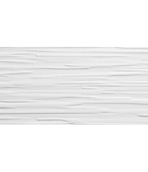 Classique White Satin Linear Structured Ceramic Wall Tiles