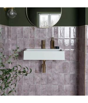 Clemence Orchid  Purple Gloss 200x100 Ceramic Tiles