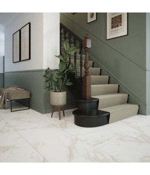 Contempo Stat Marb Gold Natural 1200x600 Porcelain Tiles