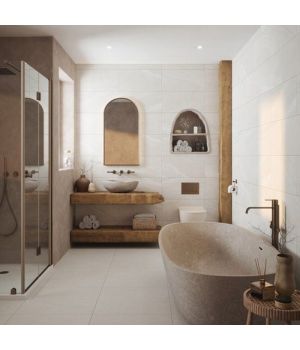 Contempo Limestone Fossil Grip 1200x600 Porcelain Tiles