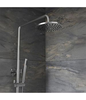 Pontus Chrome Round Thermostatic Shower Pack