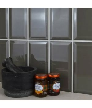 Metro Dark Grey Gloss 100x200 Ceramic Tiles
