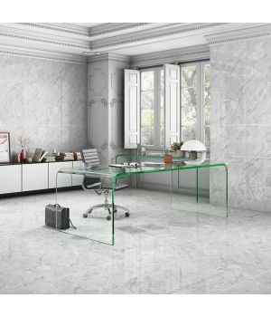 Nevada Bianco White Matt Carving Porcelain Tiles