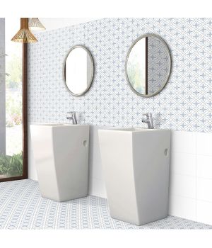 Seoul Blue Matt Porcelain Tiles