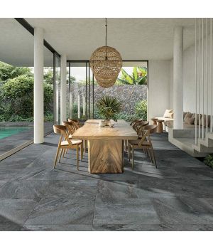Manila Anthracite Matt R11 Porcelain Paving