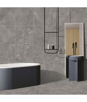 Cairo Grey Matt Porcelain Tiles