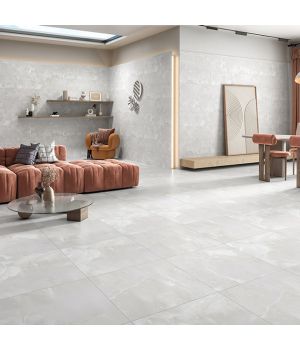 Caracas Bianco White Polished 60x30 Porcelain Tiles