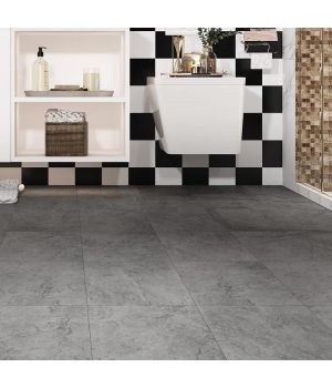 Monaco Dark Grey Matt Porcelain Tiles