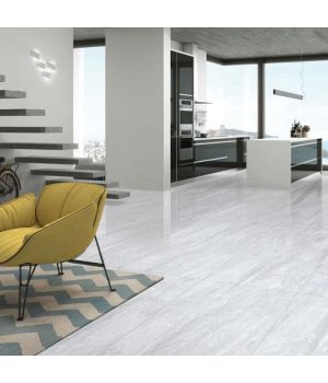 Monaco Smoke White Matt Porcelain Tiles