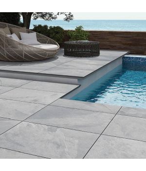 Bali Grey Matt R11 Slate Effect Porcelain Tiles