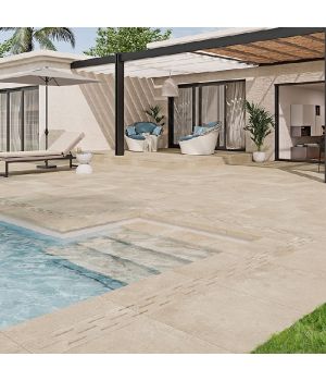 Manila Stone Brown Matt Porcelain Tiles