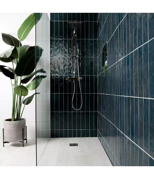 Asly Blue Gloss 300x75 Porcelain Tiles