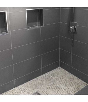 Dark Grey Matt Porcelain Tiles