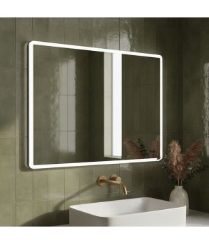 Saturn LED Mirror with Built-In Bluetooth Speakers - 1000mm