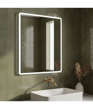 Saturn LED Mirror with Built-In Bluetooth Speakers - 400mm