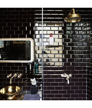 Black Metro Brick Tiles