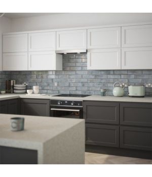 Melrose Pewter Gloss 240x69 Ceramic Tiles