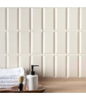 Metro Cream Gloss 100x200 Ceramic Tiles