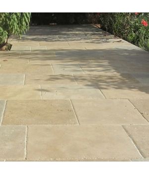 Dijon Brushed Limestone 600 mm x 400 mm x 12 mm