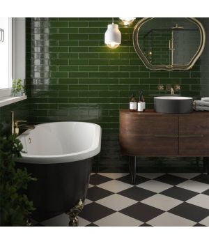 Richards Green Gloss 240X69 1901 Ceramic Tiles