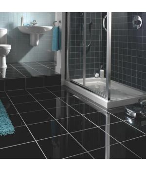 Super Black Polished Porcelain Tiles