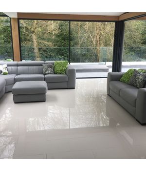 Super Ivory Polished Porcelain Tiles