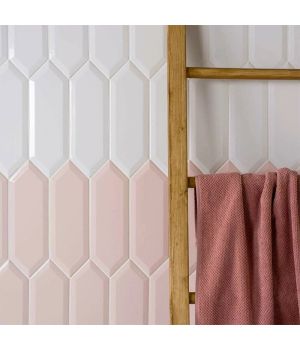 Pickett® Bevelled Snow Metro White Gloss 300x100 Ceramic Tiles