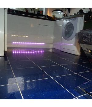 Sapphire Blue Quartz Sparkly Tiles