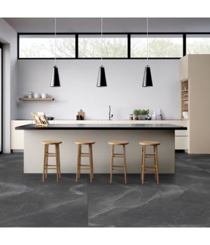 Amani Light Grey Marble Effect Porcelain Tiles