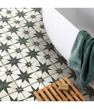 Vintage Industrial Star Matt Pattern Tiles