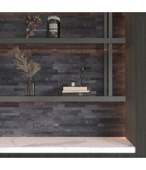 Rock Panel Black Cladding Tile