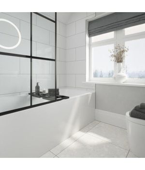 Skyline Toronto White Gloss 600X300 Ceramic Tiles