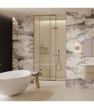 Skyline Tokyo Gold Gloss 600X300 Ceramic Tiles