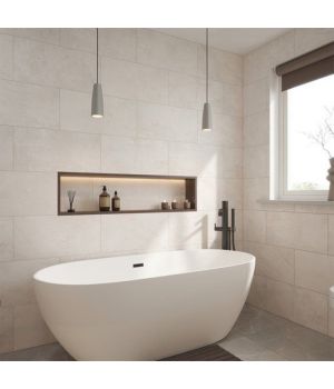 Skyline Seattle Silver Satin 600X300 Ceramic Tiles