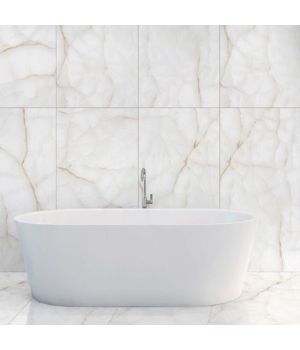 White Onyx Polished Porcelain Tiles