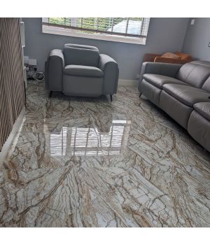 Oyster Pearl Cream Polished Porcelain Tiles