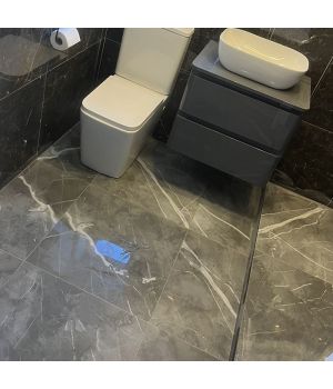 Megalith Grey Marble Effect Porcelain Tiles
