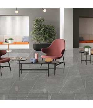 Pieta Gunmetal Marble Effect Porcelain Tiles