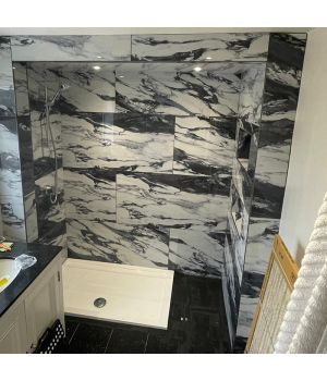 Royal Neavy White Marble Effect Porcelain Tiles