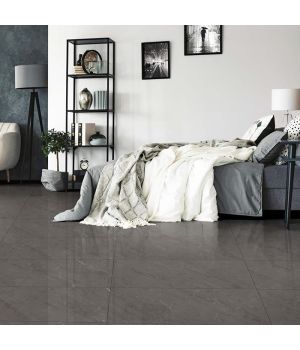 Persian Nero Grey Marble Effect Porcelain Tiles