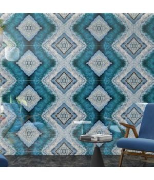 Jazz Aqua Pattern Porcelain Tiles