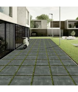 Aleut Grefitio Dark Grey Porcelain Paving